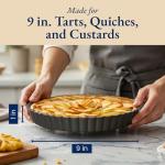 9-Inch Nonstick Tart Pan with Removable Bottom