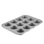 Farberware Nonstick 12-Cup Muffin Pan, Gray