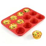 12-Cup BPA-Free Non-Stick Silicone Muffin Pan