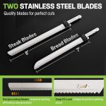 WORKPRO Cordless Electric Knife for Easy Carving