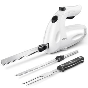 Reemix Electric Knife Set with Carving Blades