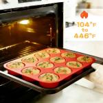 12-Cup BPA-Free Non-Stick Silicone Muffin Pan