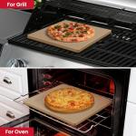 Unicook 12-Inch Square Pizza Stone for Oven