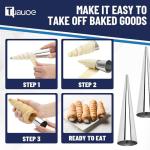 23-Piece Non-Stick Cream Horn Baking Set