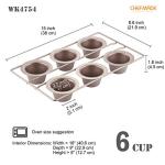 CHEFMADE Non-Stick Yorkshire Popover Cake Pan