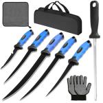 Fish Fillet Knife Set with Sharpening Tools