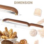 Uprichya Ergonomic Bread Knife for Sourdough Slicing