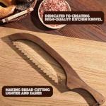 RAPSAKEMOH Sourdough Bread Knife for Perfect Slices