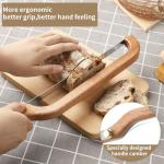 Uprichya Ergonomic Bread Knife for Sourdough Slicing