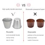 Large Aluminium Popover Pans Set of 12