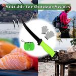 HOWORR 7-Inch Fish Fillet Knife with Sharpener