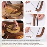 RAPSAKEMOH Sourdough Bread Knife for Perfect Slices