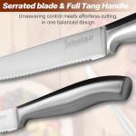 isheTao 6-Piece High Carbon Steak Knife Set