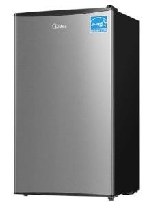 Midea Compact 3.3 Cu. Ft. Refrigerator, Silver