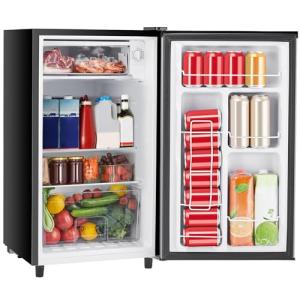Compact 3.2 Cu.Ft Mini Fridge with Freezer