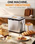 OSIPOTO 2LB Stainless Steel Bread Maker Machine