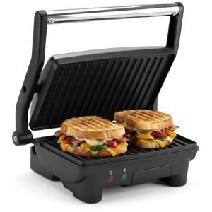 Nonstick 2-in-1 Panini Press and Indoor Grill