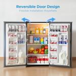 Midea Compact 3.3 Cu. Ft. Refrigerator, Silver