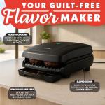 Gourmia Indoor Grill & Panini Maker for 4