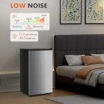 Compact 3.2 Cu.Ft Mini Fridge with Freezer