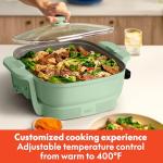 Bella Make & Take Electric Skillet with Ceramic Coating