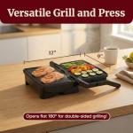 Nonstick 2-in-1 Panini Press and Indoor Grill