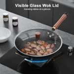 Todlabe 13-Inch Nonstick Carbon Steel Wok