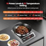 Powerful 1800W Electric Wok for Home and Commercial