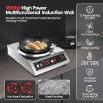 Powerful 1800W Electric Wok for Home and Commercial