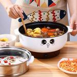 4-in-1 Electric Cooker Skillet and Hot Pot