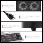 Leconchef 1800W Induction Cooker with Carbon Steel Wok