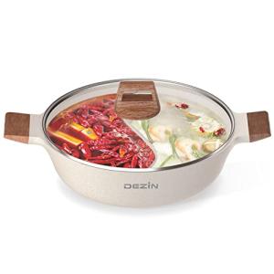 Dezin 5-QT Double Flavor Hot Pot with Divider