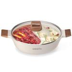 Dezin 5-QT Double Flavor Hot Pot with Divider