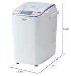 Zojirushi Home Bakery Maestro Breadmaker, White