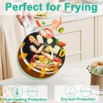 Dezin Electric Mini Hot Pot with Non-Stick Pan