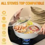 Dezin 5-QT Double Flavor Hot Pot with Divider