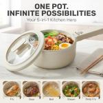 Ceramax PRO 2.5L Electric Hot Pot and Steamer