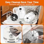 Homtone 16-Cup Heavy-Duty Food Processor