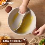 Dual Flavor Hot Pot with Glass Lid, 4.5 QT