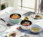 Dezin Electric Mini Hot Pot with Non-Stick Pan