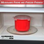 Home-X Microwave Rice Cooker with Steam Release Vents