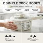 Ceramax PRO 2.5L Electric Hot Pot and Steamer