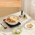 Dezin 5-QT Double Flavor Hot Pot with Divider