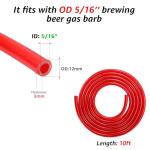 10FT Beer CO2 Gas Line Replacement Kit
