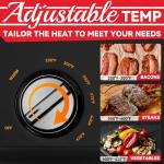 SugarWhisk Family-Sized Electric Indoor Grill