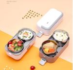 Electric Lunch Box with 2 Layers and Steamer