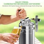 NutriChef Pressurized Mini Keg Tap System