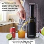 Elite Gourmet Compact Masticating Slow Juicer