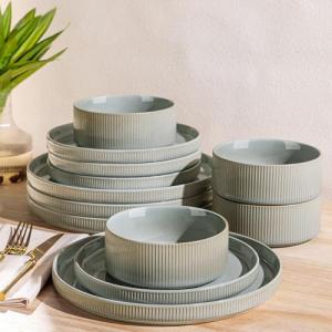 Terra Ceramic Dinnerware Set for 4 - 12 Pieces