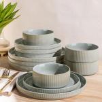 Terra Ceramic Dinnerware Set for 4 - 12 Pieces